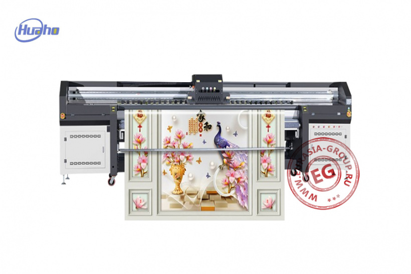 УФ-принтер 3D широкоформатный (рулонный) с полем печати 3,2 м