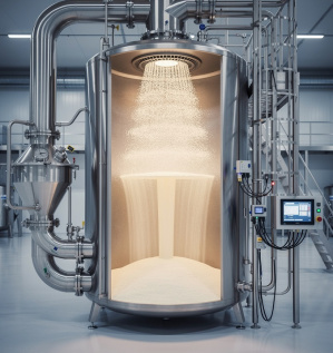 Принцип работы распылительной сушилки – от капли до идеального порошка на примере молока