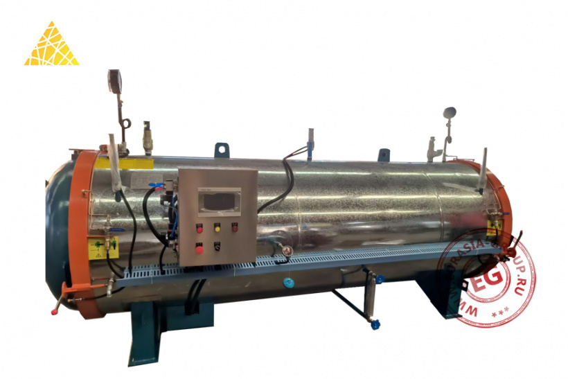 Автоклав для стерилизации грибного субстрата RTA-1000*4000