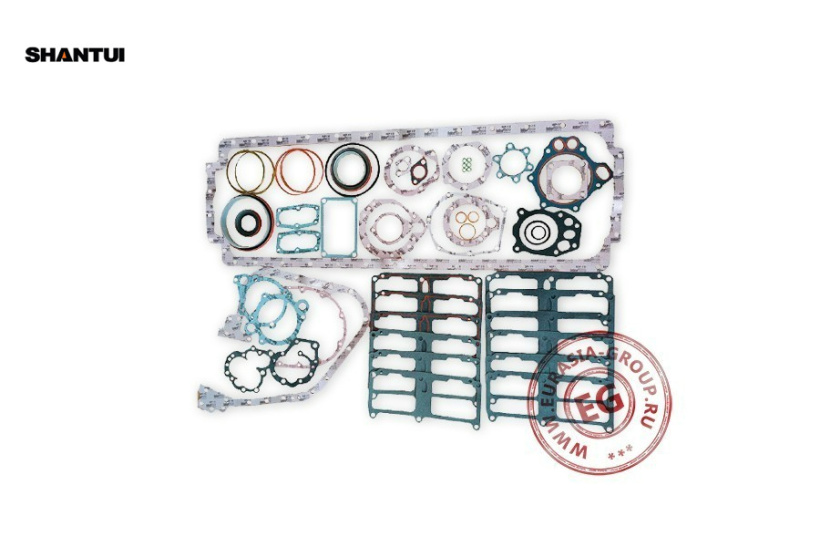 Прокладки двигателя NT855 (ремкомплект низ) для бульдозера SHANTUI SD32 3801468