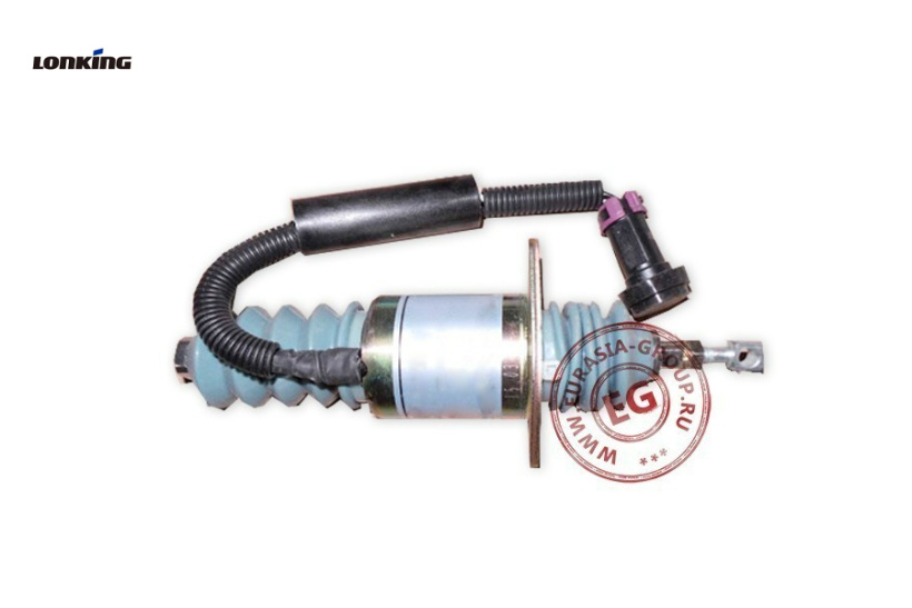 Электроклапан глушения ДВС для погрузчика CDM855 612600080681/24V