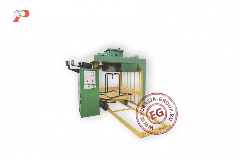 Волочильный стан вертикального типа