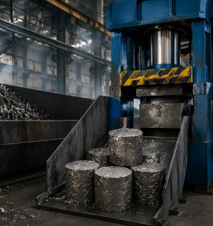 Пресс-машины для брикетирования металлических отходов: назначение, виды, критерии выбора, преимущества и недостатки