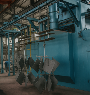 Дробемётные и дробеструйные установки – виды, назначение, принцип действия