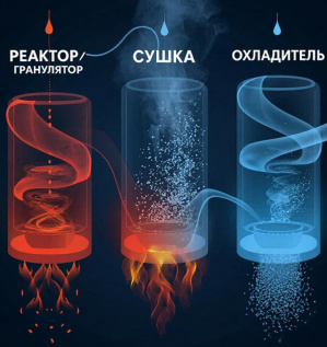 Интеграция сушки кипящим слоем в технологическую линию. Экспертный обзор комбинаций для российских производств