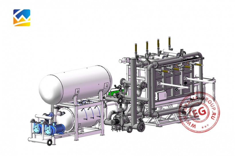 Линия по производству блоков  из вспененного полистирола  LWP-1100