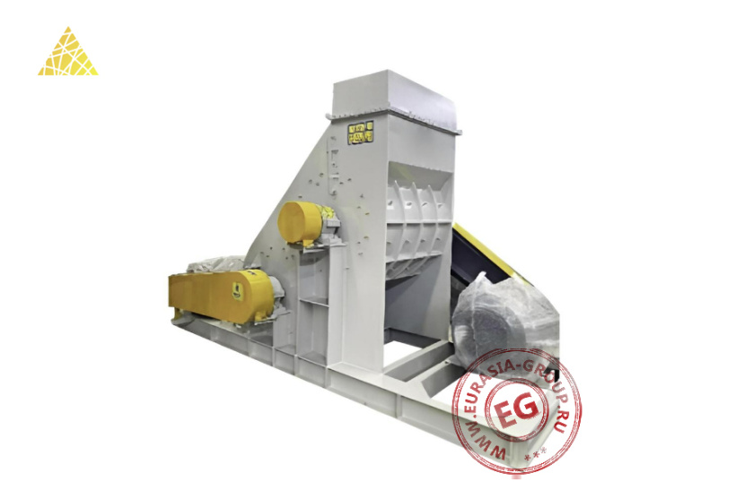 Молотковая двухроторная дробилка 2PC1000x1000