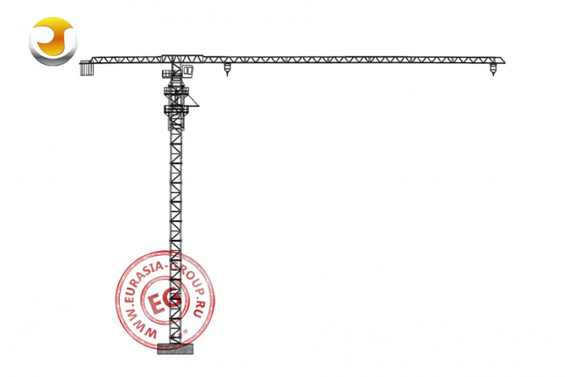 Башенный кран без оголовка TAVOL QTZ50-5010