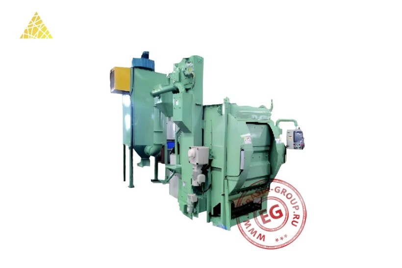 Дробеметная установка с наклонным барабаном QGT1000