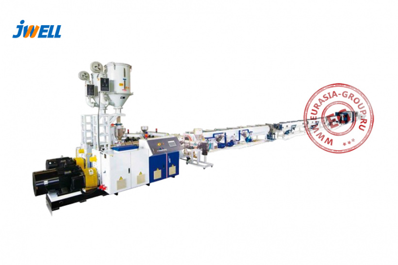 Производственная линия соэкструзии многослойных твердостенных труб из полиэтилена высокой плотности JWPEG-630