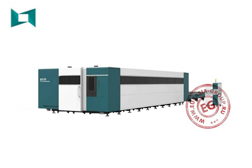 Лазерный станок для резки металла с защитной кабиной LX-8025P