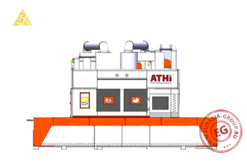 Автоматическая пескоструйная камера конвейерного типа AT-P1578T-20+8