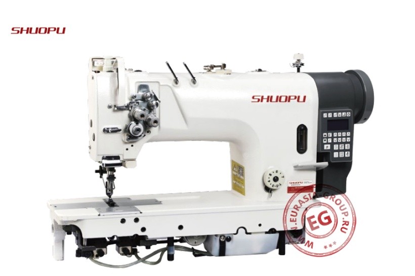 Компьютеризированная двухигольная швейная машина челночного стежка SP-8722D3