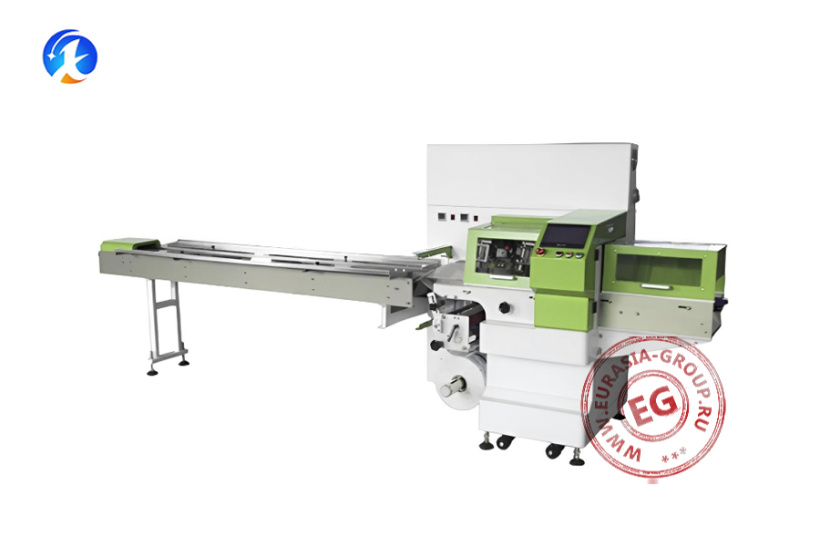 Станок для упаковки продукции в пакет-подушку JY-450