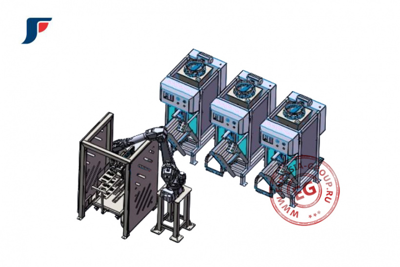 Автоматическая линия для фасовки и упаковки сыпучих продуктов FM-VP-U50C